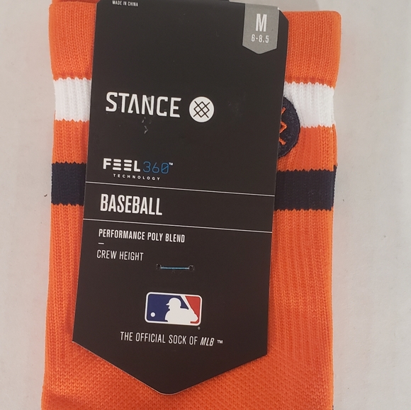 NWT Houston Astros Stance Socks - Picture 4 of 5